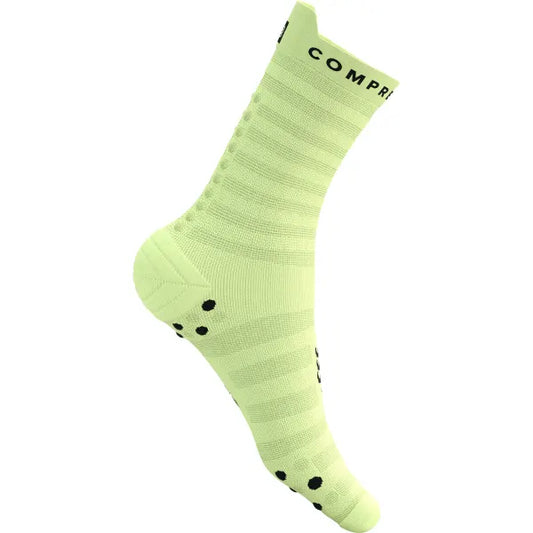 PRO RACING SOCKS V4.0 ULTRALIGHT RUN HIGH SHADOW LIME/BLACK