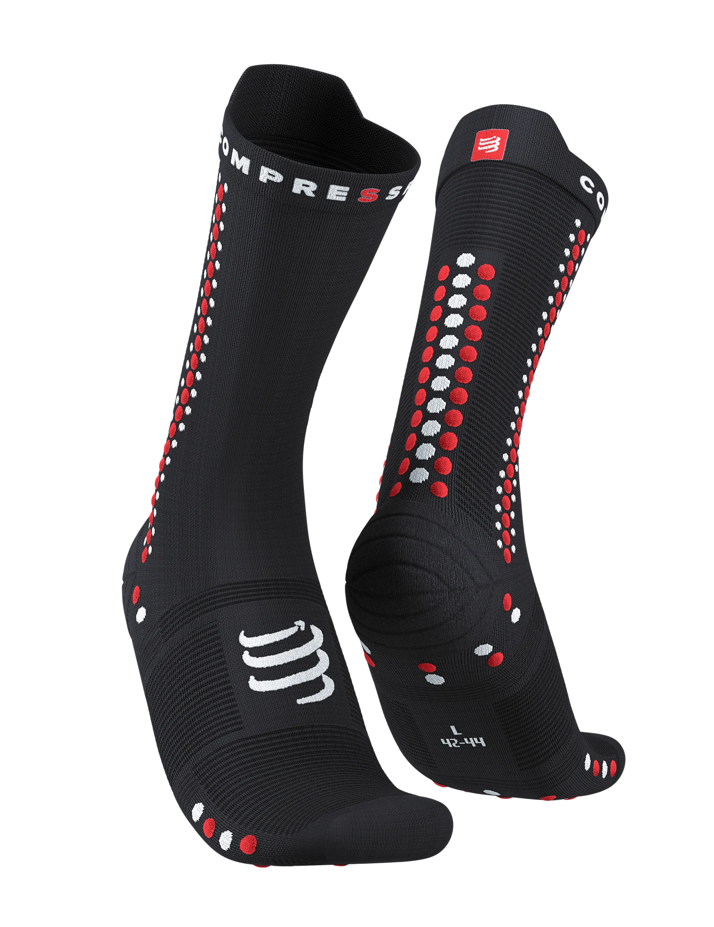 PRO RACING SOCKS V4.0 BIKE BLACK/RED