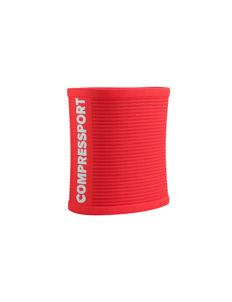 Compressport Sweatbands 3D.Dots - Fluo Red/White