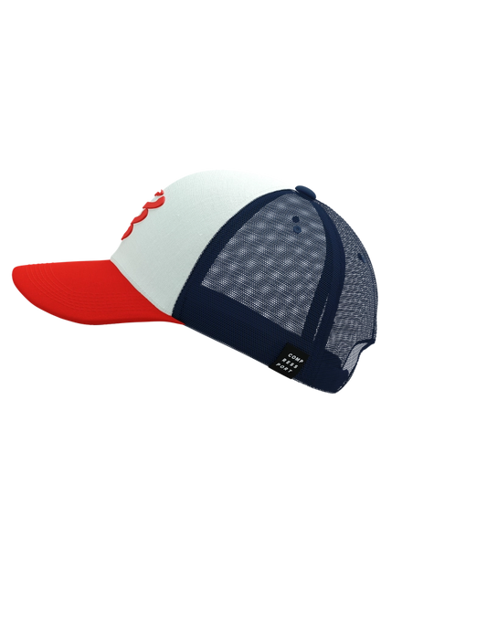 Compressport Trucker Cap - SUGAR/BLUES