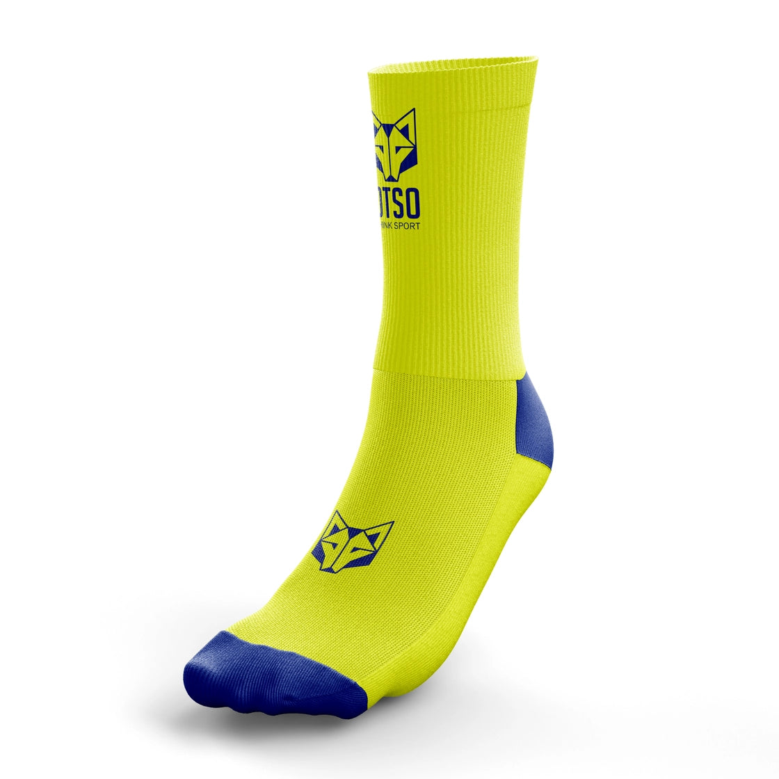 Chaussettes Multisport Medium Cut - Flooow jaune fluo & bleu électrique OTSO