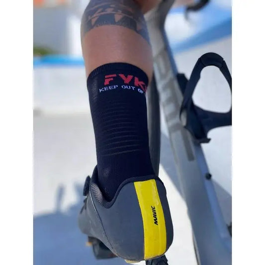 Chaussettes Boost Mid Noires FYKE