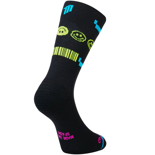 80'S NIGHT BLACK - RUNNING SOCKS SPORKS