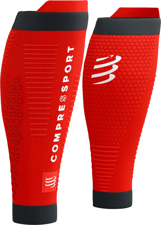 Compressport  Jambières Compression Unisex R2 3.0 - Rouge et Noir