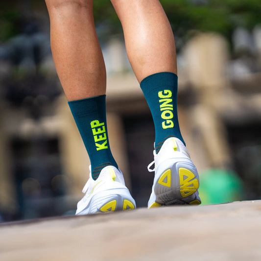 KEEP GOING GREEN - RUNNING SOCKS SPORKS