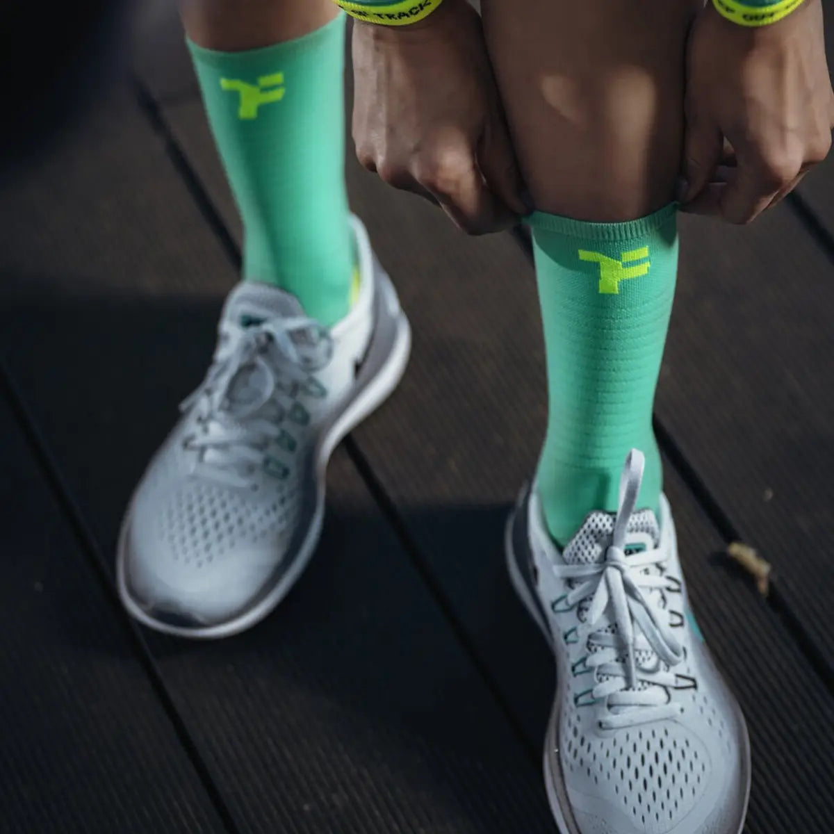 Chaussettes Boost Mid Vert clair FYKE