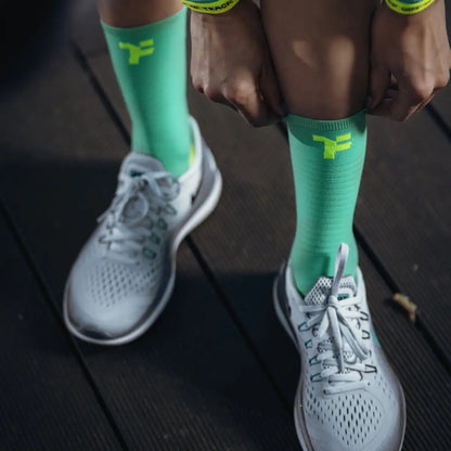 Chaussettes Boost Mid Vert clair FYKE