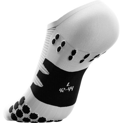 Compressport No Show Socks - white/black