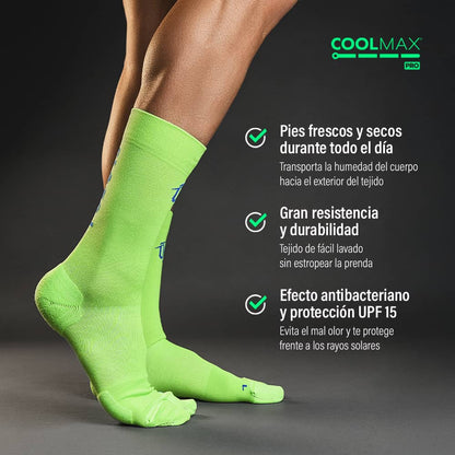 Chaussette de Running Haute Vert PODOKS