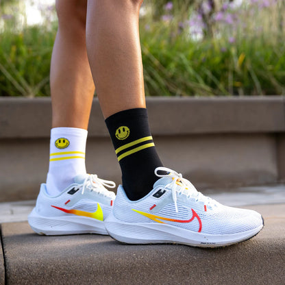 HAPPY RUN BLACK - RUN ULTRALIGHT SOCKS  SPORKS