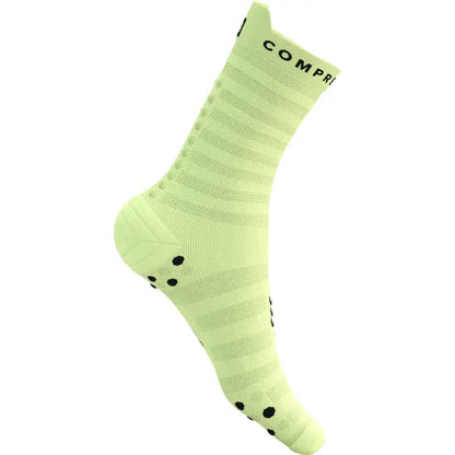 PRO RACING SOCKS V4.0 ULTRALIGHT RUN HIGH SHADOW LIME/BLACK