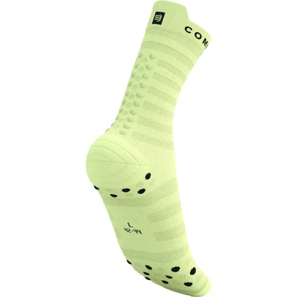 PRO RACING SOCKS V4.0 ULTRALIGHT RUN HIGH SHADOW LIME/BLACK
