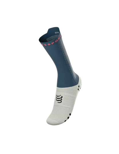 Compressport Bike PRO RACING SOCKS V4.0 Beu/vert aqua/ fluo red