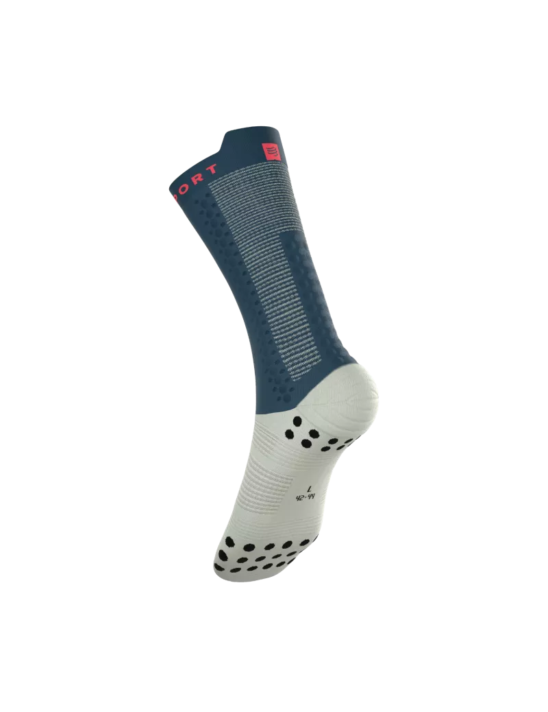 Compressport Bike PRO RACING SOCKS V4.0 Beu/vert aqua/ fluo red