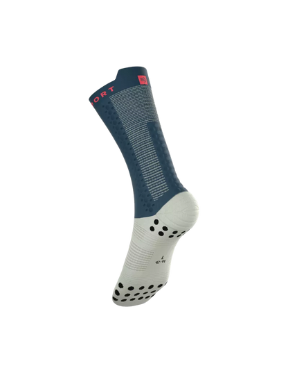 Compressport Bike PRO RACING SOCKS V4.0 Beu/vert aqua/ fluo red