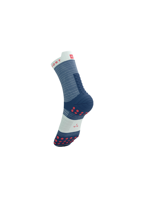 PRO RACING SOCKS V4.0 RUN HIGH   BLUES/SUGAR