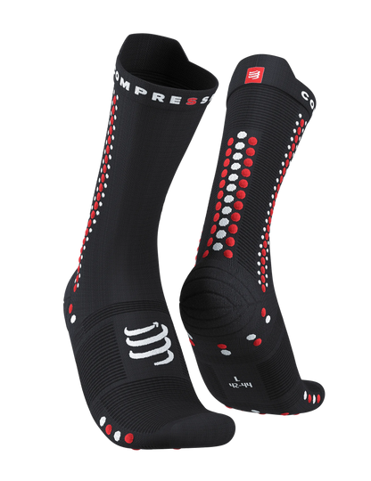 PRO RACING SOCKS V4.0 BIKE BLACK/RED