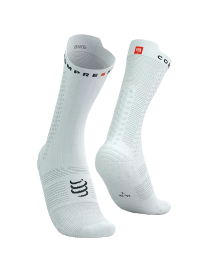 PRO RACING SOCKS V4.0 BIKE WHITE/BLACK
