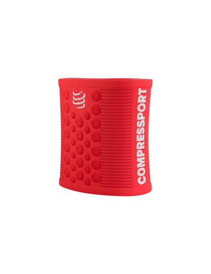 Compressport Sweatbands 3D.Dots - Fluo Red/White