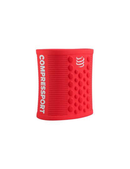 Compressport Sweatbands 3D.Dots - Fluo Red/White