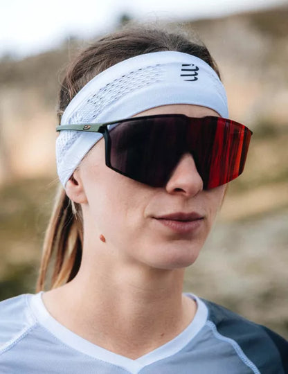 Compressport  Thin Headband On/Off - White