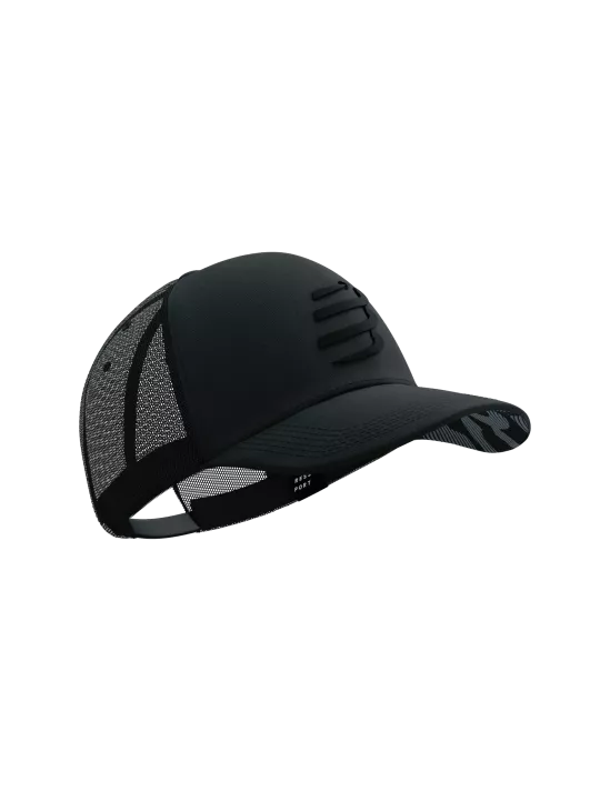 Compressport Trucker Cap - BLACK/BLACK REFL