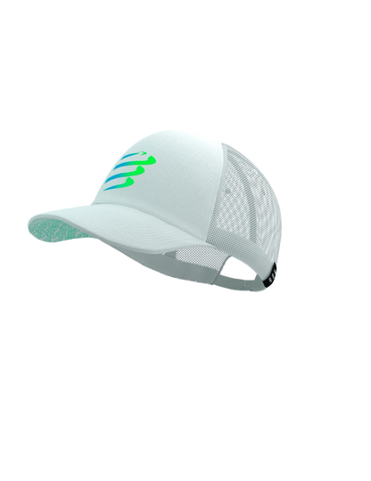 Compressport Trucker Cap - Star - White/Blue/Green