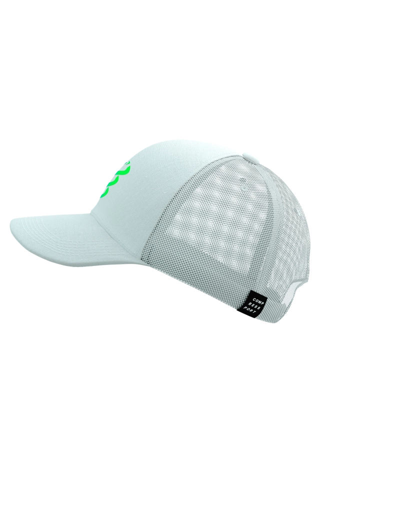 Compressport Trucker Cap - Star - White/Blue/Green