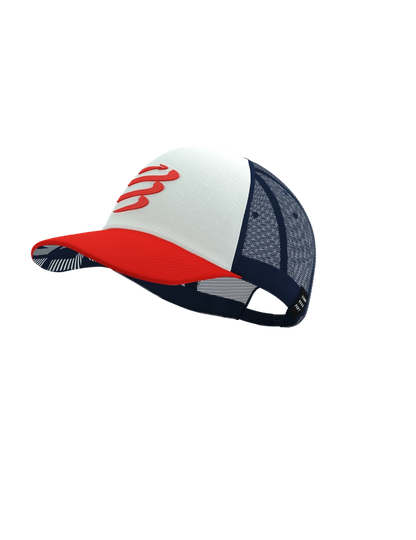 Compressport Trucker Cap - SUGAR/BLUES