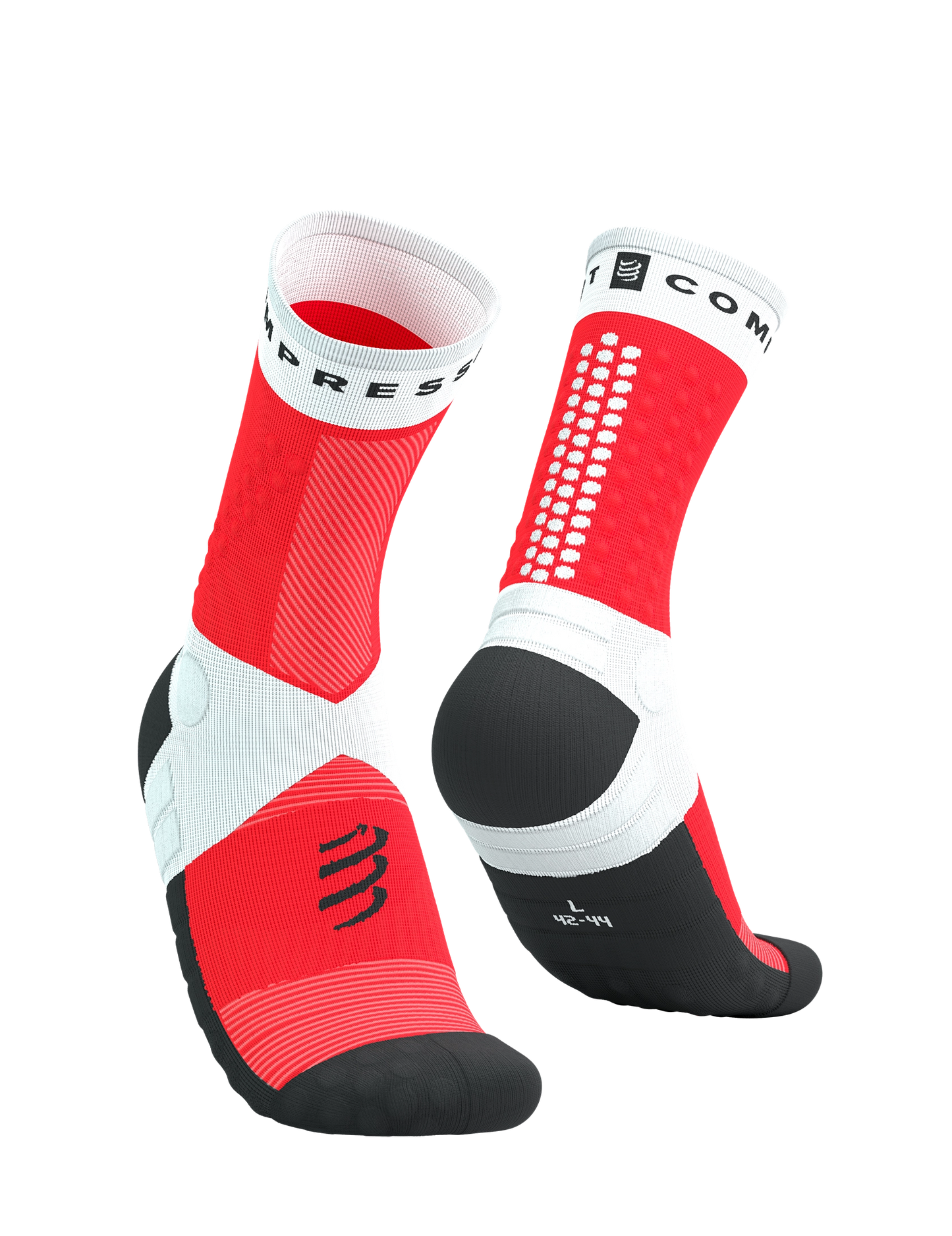 Ultra Trail Socks V2.0 - White/Fluo Red