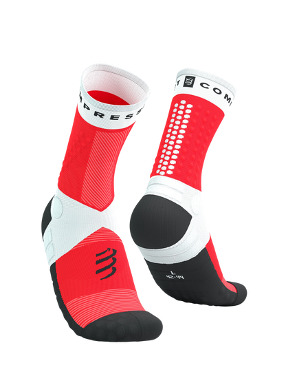 Ultra Trail Socks V2.0 - White/Fluo Red