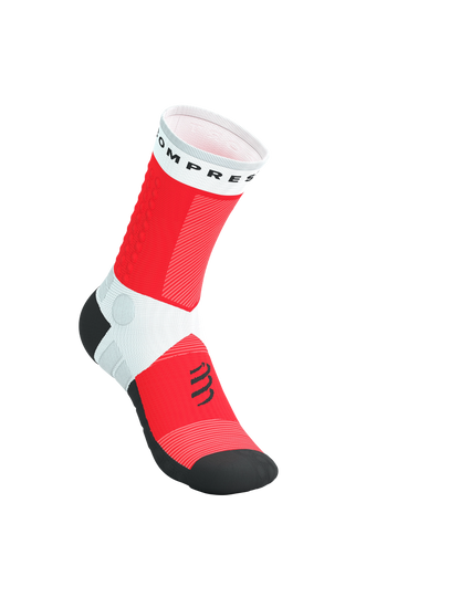 Ultra Trail Socks V2.0 - White/Fluo Red